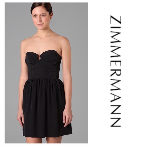 Zimmermann Dresses & Skirts - Zimmerman Ruched Bustier Dress in Yellow